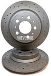 Zadný brzdový kotúč (288mm) P2 S60/S80/V70 II/XC70 II dierovaný