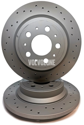 Zadný brzdový kotúč (288mm) P2 S60/S80/V70 II/XC70 II dierovaný