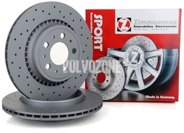 Zadný brzdový kotúč (308mm) P3 XC90 dierovaný