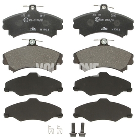 Predné brzdové platničky (256mm kotúč) S40/V40 (-1997)