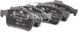 Zadné brzdové platničky (280mm kotúč) P1 C30/C70 II/S40 II/V50