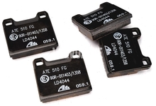 Zadné brzdové platničky (295mm kotúč) P80 C70/S70/V70 bez AWD