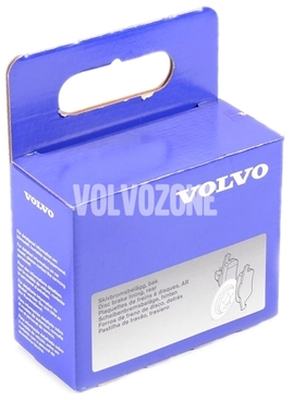 Zadné brzdové platničky (288mm kotúč) P80 S70/V70(XC) s AWD (nový typ), P2 S60/S80/V70 II/XC70 II (OEM)