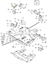 Uloženie motora horné P3 4.4 V8 S80 II (OEM)