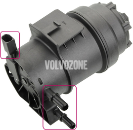 Palivový filter s ohrevom 2.0D, 2.0 D2/D3/D4/D5, 2.4D/D5 4-5 valec P3 (Variant code C101) (OEM)