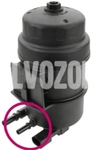 Palivový filter s ohrevom 2.0 D3/D4, 2.4D/D5 P1, 2.0D, 2.0 D2/D3/D4/D5, 2.4D/D5 4-5 valec P3 (Variant code C102)