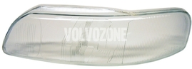 Sklo svetlometu ľavé P2 (-2004) S60/V70 II/XC70 II (vrúbkované sklo)