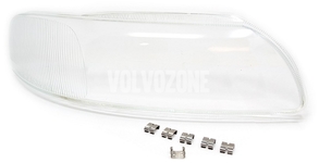 Sklo svetlometu pravé xenon P2 (-2004) S60/V70 II/XC70, S60R/V70R II (2004-)