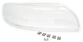 Sklo svetlometu pravé xenon P2 (-2004) S60/V70 II/XC70, S60R/V70R II (2004-) (OEM)