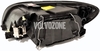 Svetlomet pravý xenon P1 C70 II (-2010) D2S (OEM)