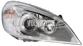 Svetlomet pravý xenon P3 (-2013) S60 II/V60 D3S natáčací