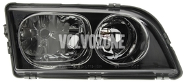 Svetlomet pravý duálny S40/V40 (2003-) čierny