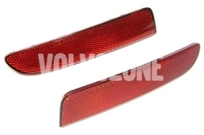 Odrazky zadného nárazníka R-design P1 C30 (-2010) sada
