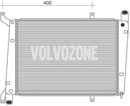 Chladič motora (vody) 1.9DI (70kW) S40/40