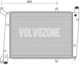 Chladič motora (vody) 1.9DI (70kW) S40/40