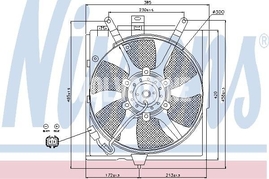Vrtuľa ventilátora chladiča motora 1.6/1.8/2.0 (2000-) S40/V40