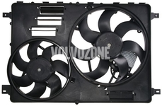Ventilátor chladiča motora P3 s 2 vrtuľami (DR01) nový typ