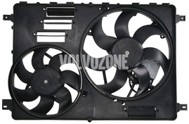 Ventilátor chladiča motora P3 s 2 vrtuľami (DR01) nový typ