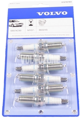 Zapaľovacie sviečky 3.2 P2 XC90, 3.2 P3 S80 II/V70 III/XC70 III/XC60 (starý typ) (OEM)