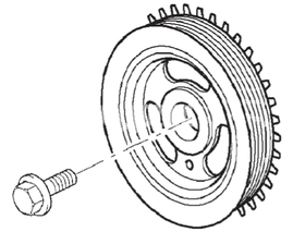 Remenica kľukového hriadeľa 2.0 P3 S80 II/V70 III (OEM)