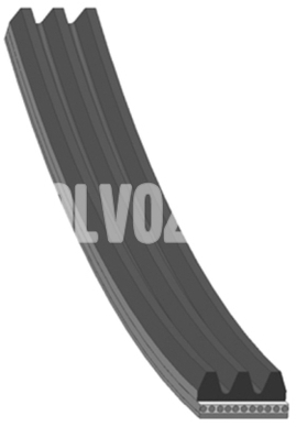 Drážkový remeň 3PK 5 valec (2011-) P3 pohon servo čerpadlo - kompresor klimatizácie