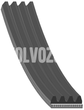 Drážkový remeň 1.8i S40/V40 780mm pohon servo čerpadla, pre vozidlá bez klimatizácie