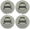 Sada stredových krytiek kolies (64mm) strieborná, chróm (OEM)