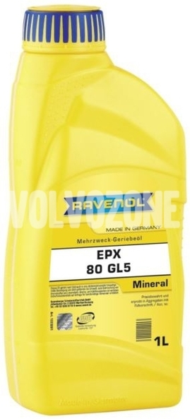 Prevodový olej zadného diferenciálu Ravenol EPX SAE 80 GL5 1L