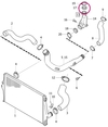 Horné tesnenie rezonátoru 2.4D/D5 (2006-) P2 (OEM)