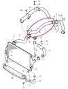 Rúra od turba k intercooleru 2.4 T5 P2 S60/V70 II (OEM)