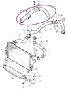 Rúra od turba k intercooleru P2 (2006-) S60R/V70R II (OEM)