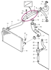 Rúra od turba k intercooleru T6 P2 S80 automat (OEM)