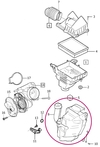 Rezonátor sania 1.8/2.0 P1 C30/S40 II/V50 (OEM)