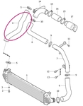 Hadica od intercooleru do klapky sania 1.6D2 P3