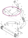 Trubka od turba k intercooleru 2.4D/D5 (2009-) P1 bez AWD (OEM)