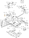Uloženie motora pravé P3 4.4 V8 S80 II (OEM)