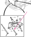 REAR WASHER NON-RETURN VALVE KIT Volvo 30649037 // 2003- (OEM)
