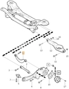 Priečne závesné rameno horné P1 C70 II (OEM)