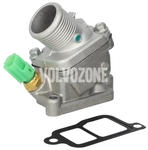 Domček termostatu chladenia so snímačom teploty 2.4D/D5 bez DPF P2 (-2006), 2.4 P2 (2003-) + 2.4D/D5 P1 (-2010) manálna prevodovka, 2.4D/D5 P3 (-2009)