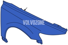 Predný blatník pravý P1 (2010-) C70 II (OEM)