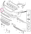 Bumper COVER Right Volvo 31352459 (OEM)