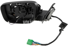 REAR VIEW MIRROR Left Volvo 31371853 // Automatic dimming outer + BLIS