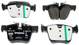 Zadné brzdové platničky (320/340mm) SPA S60 III/V60 II(XC) S90 II/V90 II(XC) XC60 II/XC90 II Variant code RC02, CMA (-2022) Polestar 2 (OEM)