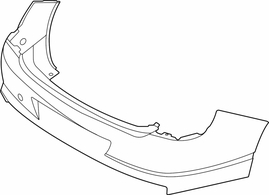 Rear BUMPER COVER Volvo 39844487 (OEM)