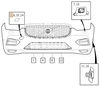 Krytka ťažného oka do predného nárazníka SPA (-2021) XC60 II R-Design/Polestar nárazník (OEM)