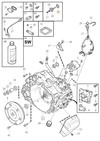 GASKET Volvo 30713220 - tesnenie skrutky mierky automatickej prevodovky TF-80SC (AWD), TF-80SD (AWD), TF-81SC, TG-81SC (AWD) P1 P2 P3 (OEM)