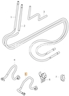 Spätná palivová hadička motor - palivová nádrž 1.6D/2.0D P1 C30, 2.0D C70 II/S40 II/V50 (OEM)