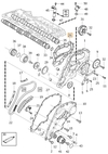 Tesnenie krytu rozvodovej reťaze 3.2 P2 XC90, 3.2/T6 P3 (OEM)