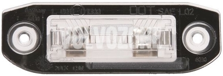 Svetlo na osvetlenie evidenčného čísla P1 C70 II/S40 II/V50, P2 (2004-) S80/XC90, P3 S60 II(XC)/V60(XC)/XC60 S80 II/V70 III/XC70 III