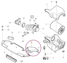 AIR DUCT Volvo 31293712 (OEM)